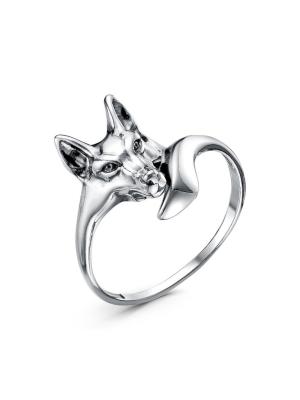 Кольцо бижутерия, покрытие - серебрение с оксидированием, без вставок