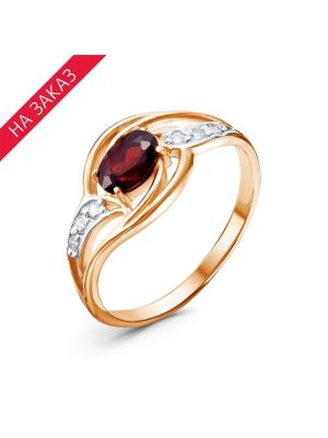 Кольцо серебро 925 пробы, покрытие - золочение, выборочное родирование