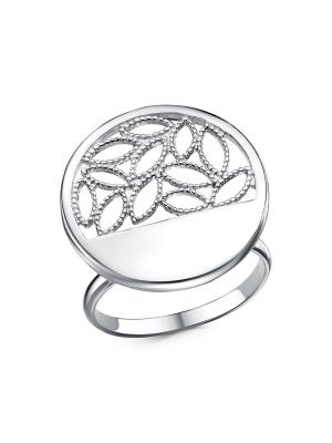 Кольцо бижутерия, покрытие - платинирование, без вставок