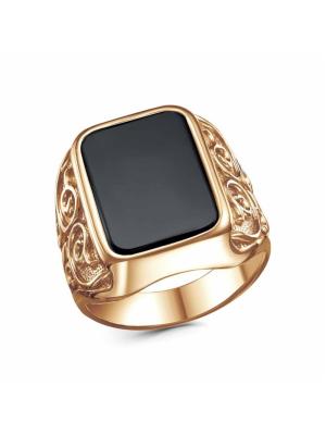 Кольцо бижутерия, покрытие - золочение, вставка - стекло ювелирное собственной огранки