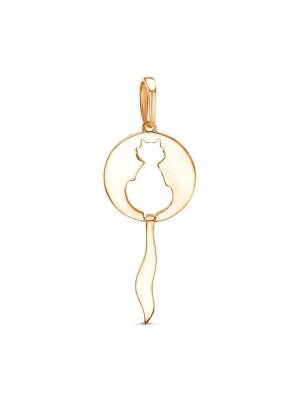 Подвеска бижутерия, покрытие - золочение, без вставок