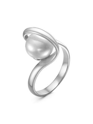 Кольцо серебро 925 пробы, без покрытия, вставка - культивированный жемчуг