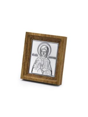 Икона бижутерия, покрытие - серебрение с оксидированием, без вставок