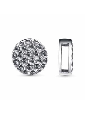 Подвеска бижутерия, покрытие - серебрение с оксидированием, без вставок