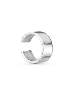 Серьга серебро 925 пробы, покрытие - родирование, без вставок