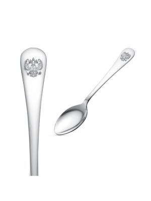 Ложка столовая "герб" серебро 925 пробы, без покрытия, без вставок