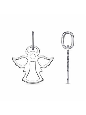 Подвеска серебро 925 пробы, покрытие - родирование, без вставок