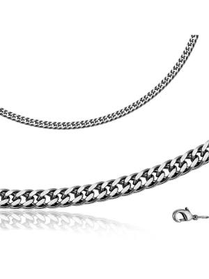 Браслет бижутерия, покрытие - серебрение с оксидированием, без вставок