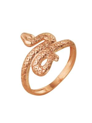 Кольцо бижутерия, покрытие - золочение, без вставок