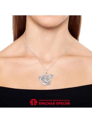 Подвеска серебро 925 пробы, покрытие - оксидирование, без вставок