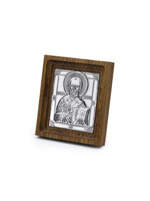 Икона бижутерия, покрытие - серебрение с оксидированием, без вставок