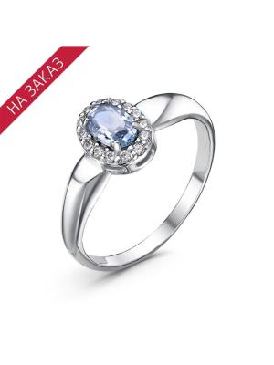 Кольцо серебро 925 пробы, покрытие - родирование