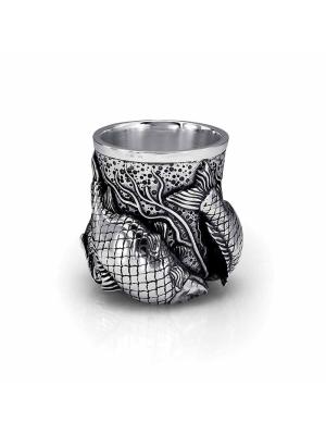 Стопка бижутерия, покрытие - серебрение с оксидированием, без вставок