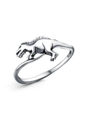 Кольцо бижутерия, покрытие - серебрение с оксидированием, без вставок