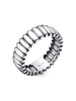 Кольцо бижутерия, покрытие - серебрение с оксидированием, без вставок