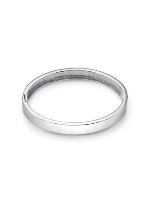 Браслет серебро 925 пробы, покрытие - родирование, без вставок