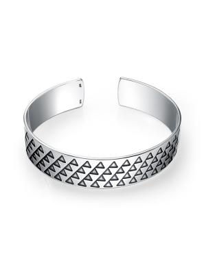 Браслет серебро 925 пробы, покрытие - оксидирование, без вставок