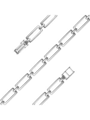 Браслет серебро 925 пробы, покрытие - оксидирование, без вставок