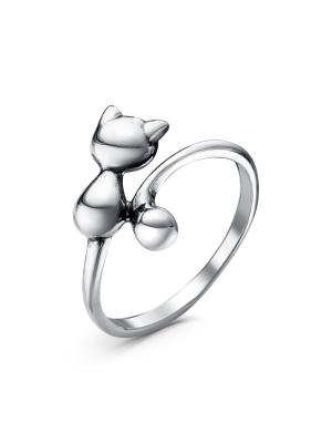 Кольцо бижутерия, покрытие - серебрение с оксидированием, без вставок