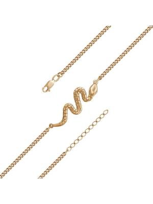 Браслет бижутерия, покрытие - золочение, без вставок