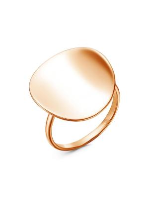 Кольцо серебро 925 пробы, покрытие - золочение, без вставок