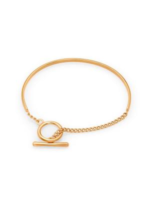 Браслет серебро 925 пробы, покрытие - золочение, без вставок