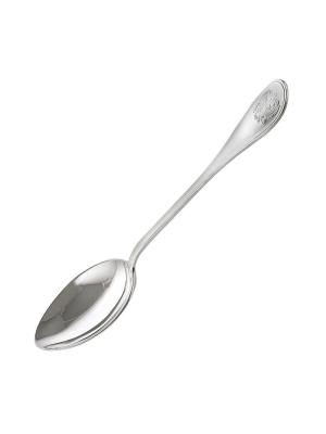 Ложка десертная "отечество" серебро 925 пробы, без покрытия, без вставок