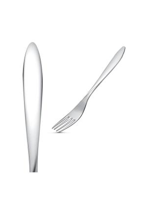 Вилка столовая "анталия" серебро 925 пробы, без покрытия, без вставок