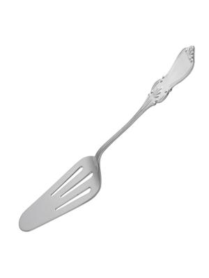 Лопатка десертная "вензель" серебро 925 пробы, без покрытия, без вставок