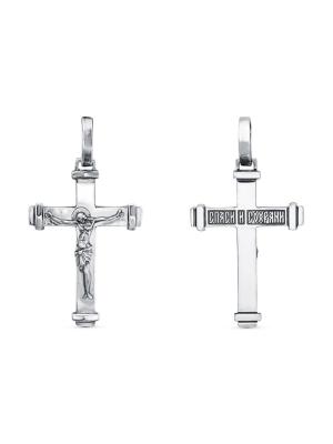 Подвеска бижутерия, покрытие - серебрение с оксидированием, без вставок