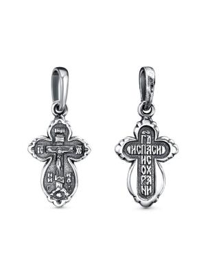 Подвеска бижутерия, покрытие - серебрение с оксидированием, без вставок