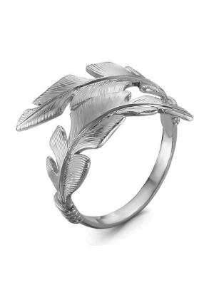 Кольцо бижутерия, покрытие - серебрение с оксидированием, без вставок