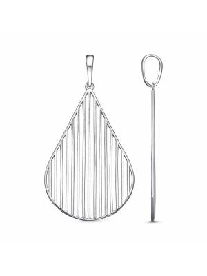 Подвеска бижутерия, покрытие - платинирование, без вставок