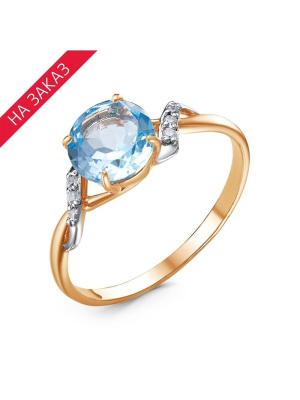 Кольцо серебро 925 пробы, покрытие - золочение, выборочное родирование