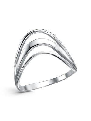 Кольцо бижутерия, покрытие - платинирование, без вставок