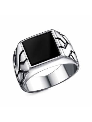 Кольцо бижутерия, покрытие - серебрение с оксидированием, вставка - стекло ювелирное собственной огранки