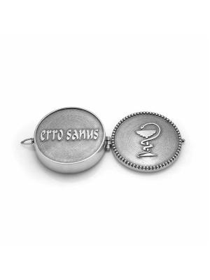 Сувенир серебро 925 пробы, покрытие - оксидирование, без вставок