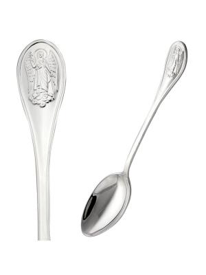 Ложка чайная "ангел-хранитель" серебро 925 пробы, без покрытия, без вставок