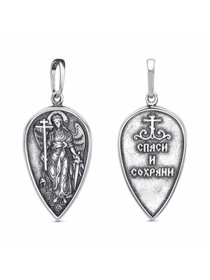 Подвеска бижутерия, покрытие - серебрение с оксидированием, без вставок