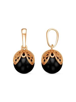 Подвеска бижутерия, покрытие - золочение, вставка - имитация жемчуга