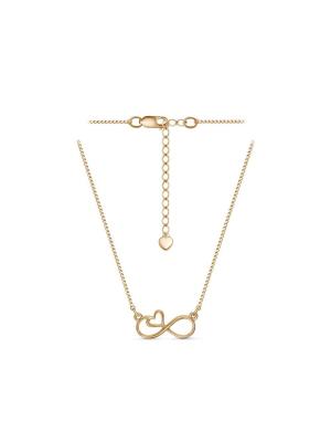 Колье бижутерия, покрытие - золочение, без вставок