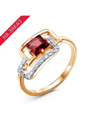 Кольцо серебро 925 пробы, покрытие - золочение, выборочное родирование