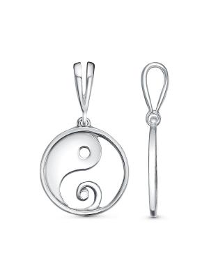 Подвеска серебро 925 пробы, покрытие - родирование, без вставок