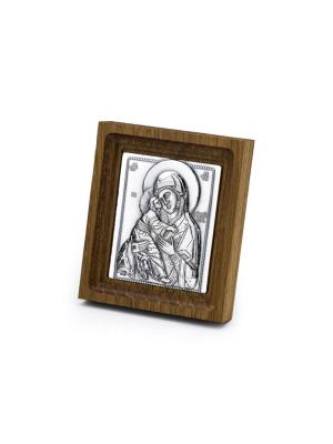 Икона бижутерия, покрытие - серебрение с оксидированием, без вставок