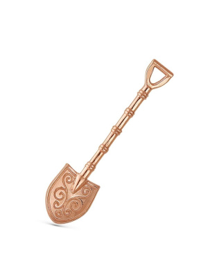 Сувенир серебро 925 пробы, покрытие - золочение, без вставок