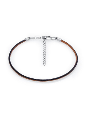 Браслет серебро 925 пробы, покрытие - платинирование, без вставок