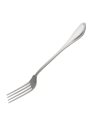 Вилка десертная "лада" серебро 925 пробы, без покрытия, без вставок