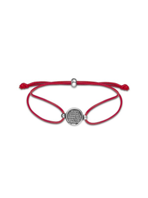 Браслет "пантелеймон целитель" серебро 925 пробы, покрытие - оксидирование, без вставок