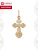 Подвеска бижутерия, покрытие - золочение, без вставок