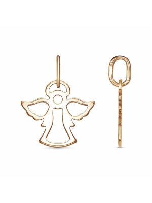 Подвеска бижутерия, покрытие - золочение, без вставок